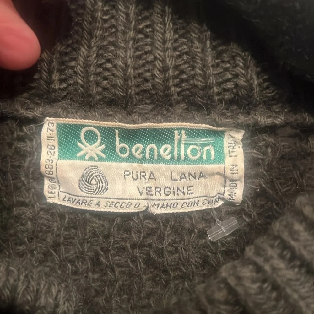 United Colors Of Benetton Dark Gray Cardigan - Picture 5 of 7